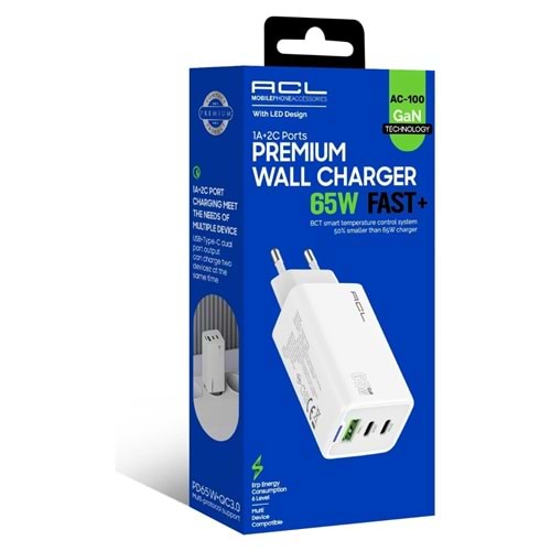 Acl AC-100 65w Hızlı Şarj Adaptörü