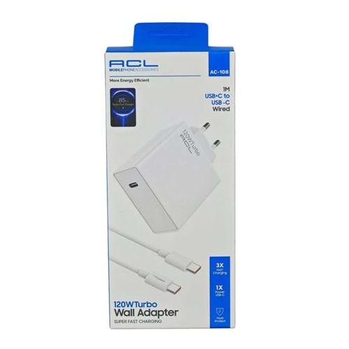 Acl AC-109 120w Turbo Süper Hızlı Şarj Seti