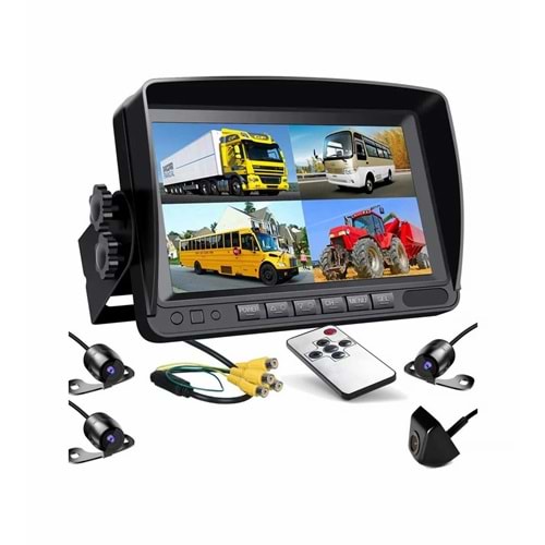 Navigold DS-7500 4 Kamera Monitörlü Mobil Kamera Seti