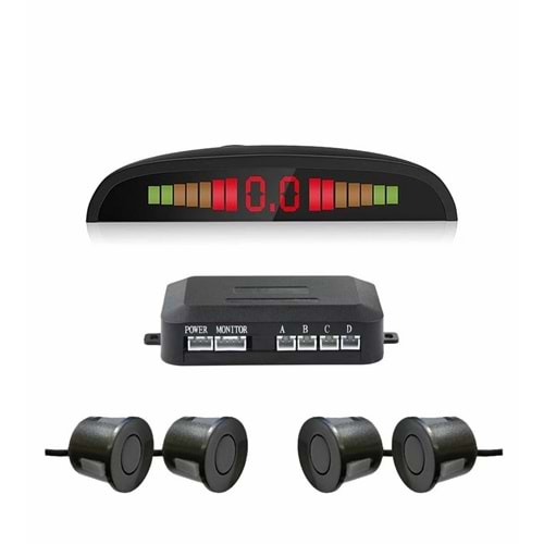 Navigold Ds-400 Araç Park Sensörü Dörtlü Ses İkazlı-Siyah