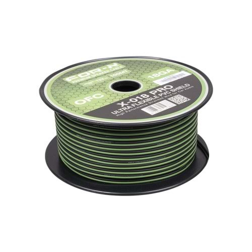 For-x X-018PRO 18GA OFC Saf Bakır Hoparlör Kablosu - 1 Metre