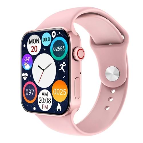 Katjmer KT 10 Mini Amoled Ekran Akıllı Saat - Pembe