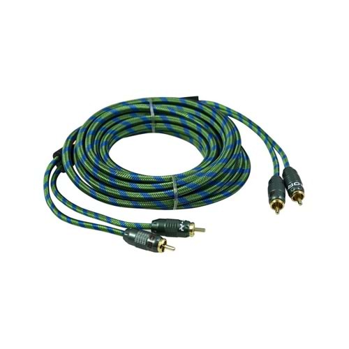 For-X X-1122G 2 Rca + 2 Rca Bakır 2 Metre Kablo