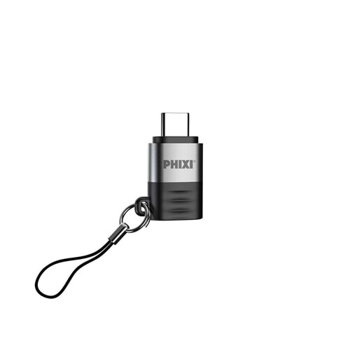 Phixi Basic CA140 USB-A to TYPE-C Destekli Çevirici