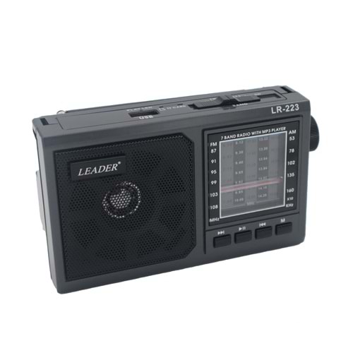 Leader LR-223 Portatif Taşınabilir Radyo
