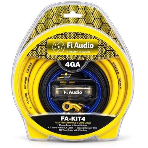 Fi Audio FA-KIT4 4GA Profesyonel Anfi Kablo Seti