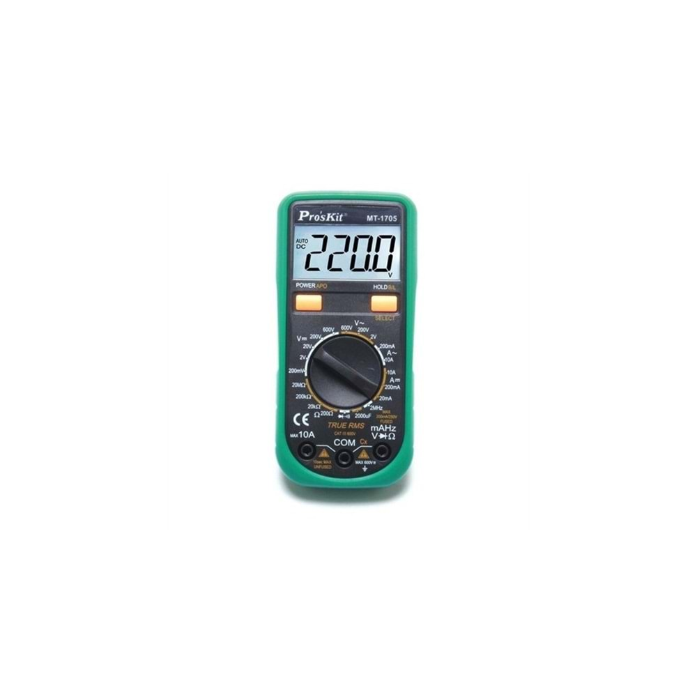 Proskit MT-1705 1/2 Multimeter Ölçü Aleti