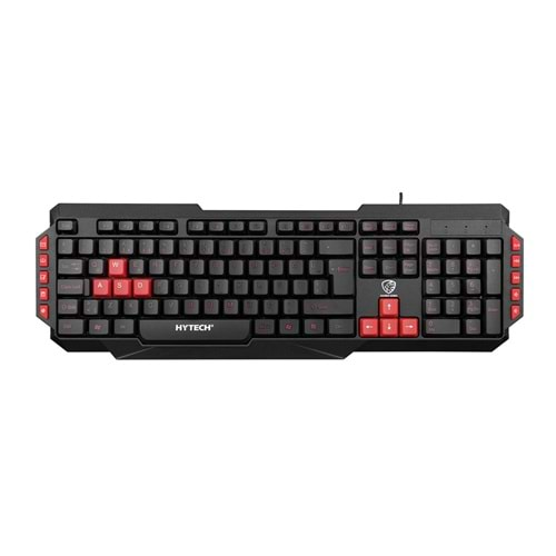 Hytech HYK-46 GAMY Siyah USB Kırmızı Tuşlu Q Gaming Oyuncu Klavyesi