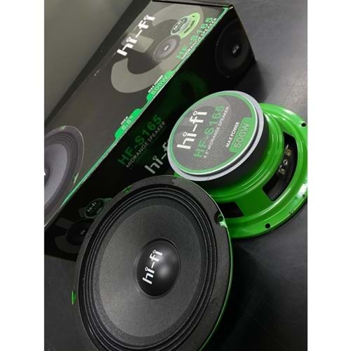 Hi-Fi HF-S165 16cm Midrange 500 Watt Mac Power+110 Watt Rms 2 Li Paket Halinde