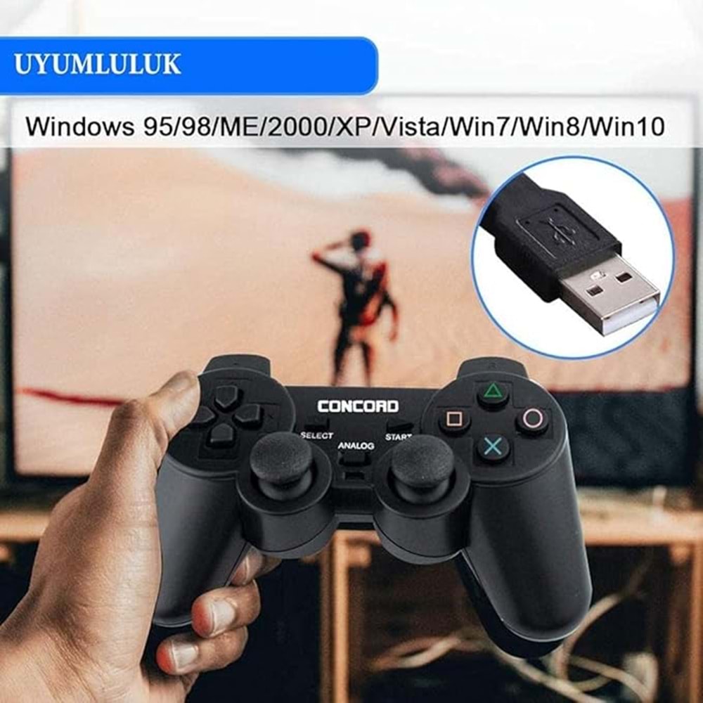 Concord C-850 Kablolu PC Oyun Kolu