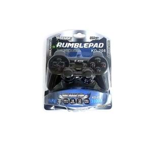 Rumble Pad KD-208 Usb Kablolu PC Oyun Konsolu