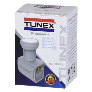 Tunex TNX-3520 4K Ultra Hd Ku-Band Çiftli Lnb