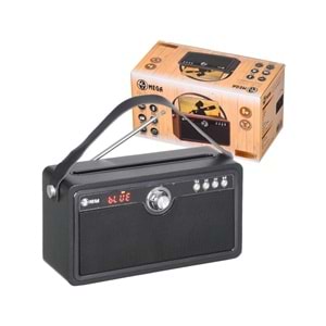 Mega MG-115BT Radyo Nostalji Şarjlı Bt/usb/sd/aux Telefon Standlı