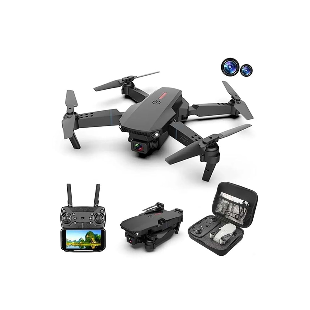 AVC E88 4K Full HD Çift Kameralı Drone
