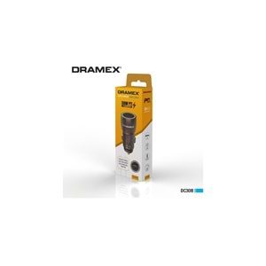 Dramex DC30B Araç Şarj Aleti Başlığı PD30W 3.1Amper