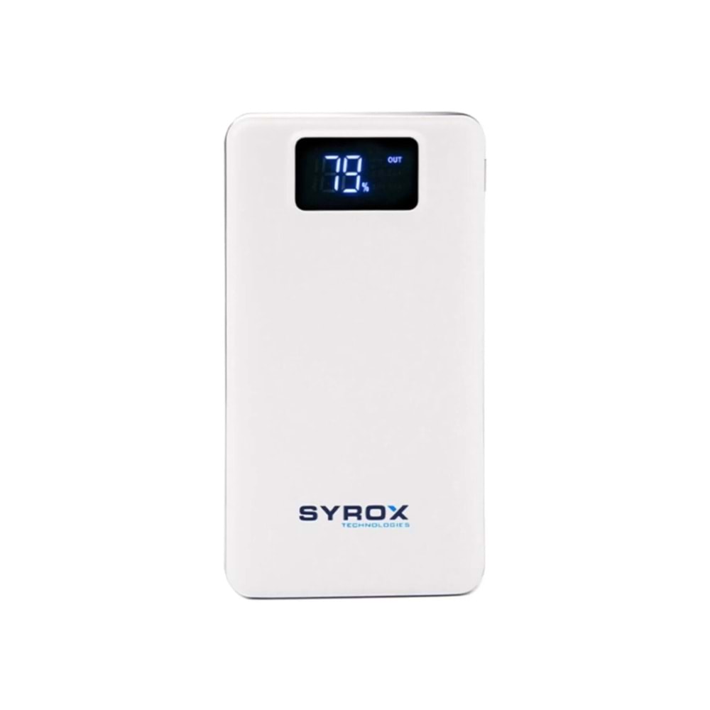 Syrox PB110 10.000 Mah Powerbank (Beyaz Renk)