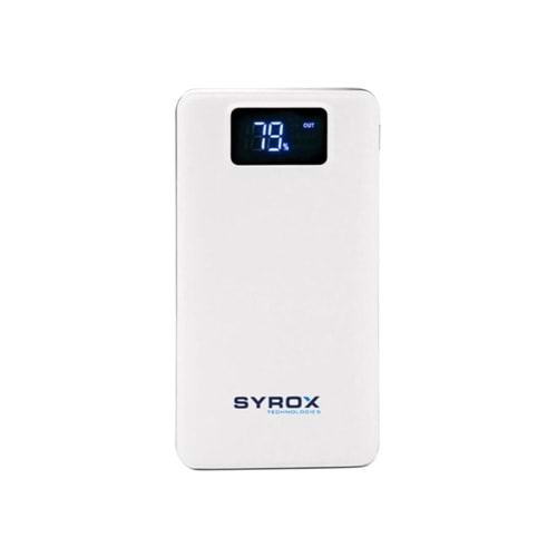 Syrox PB110 10.000 Mah Powerbank (Beyaz Renk)