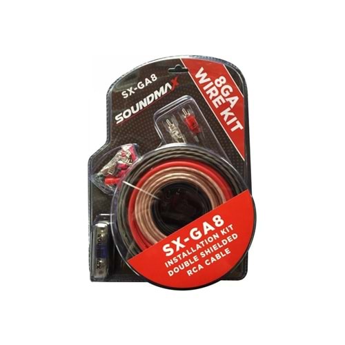 Soundmax Sx-Awg8 8 Ga Oto Anfi Set Kablosu