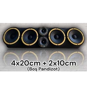 AVC 4 Lü 20 cm 2 Li 10 cm Çerçevesiz Full Mdf Universal Pandizot