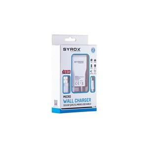 Syrox Syx-J15 2A Micro Usb Şarj Cihazı