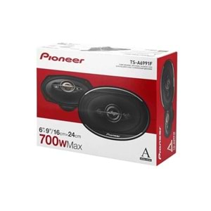 Pioneer TS-A6991F 700 Watt Max Power+100 Watt Rms Power 120dB Oval Hoparlör 2 Li Paket Halinde