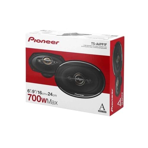 Pioneer TS-A6991F 700 Watt Max Power+100 Watt Rms Power 120dB Oval Hoparlör 2 Li Paket Halinde