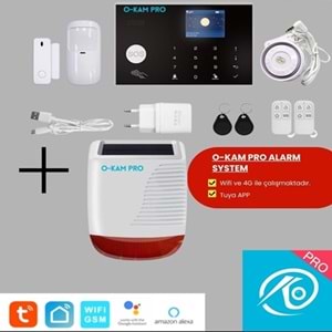 O-Kam 3030 Tuya App 4G Wi-fi Alarm Seti