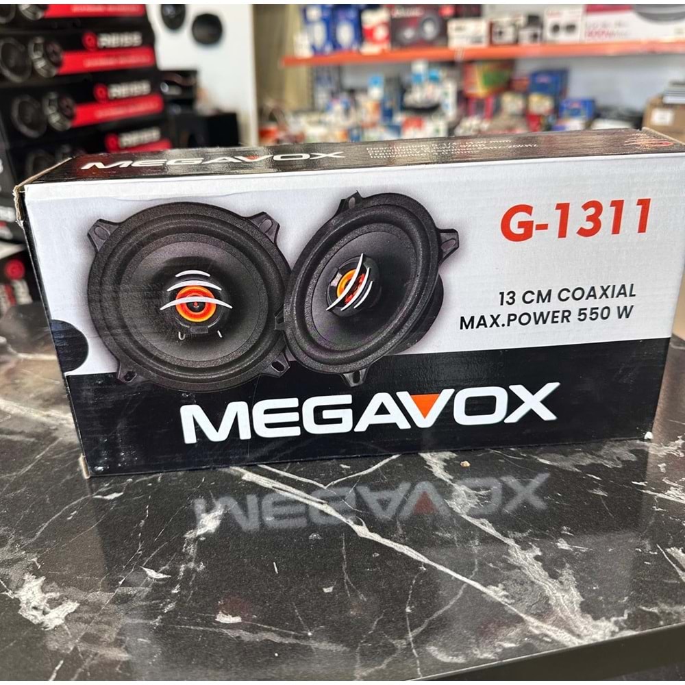 Megavox G-1311 13cm Max Power 550w Coaxial Hoparlör