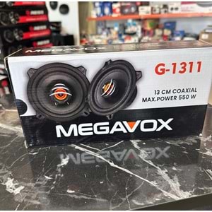 Megavox G-1311 13cm Max Power 550w Coaxial Hoparlör