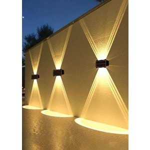 Avc MSF-037 Solar Güneş Panelli Dış Mekan Led Aplik