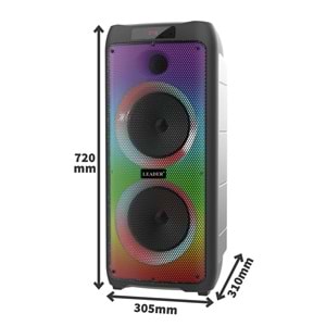 Leader LP8100 Portatif Aktif Ses Sistemi