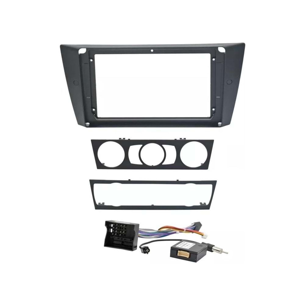 BMW E90-91-92-93 2005-2012 9inç Multimedya Çerçeve - Canbuslı