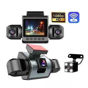 Avc Y20 Full Hd 1080p 4 Kameralı Wifi Araç İçi Kamera