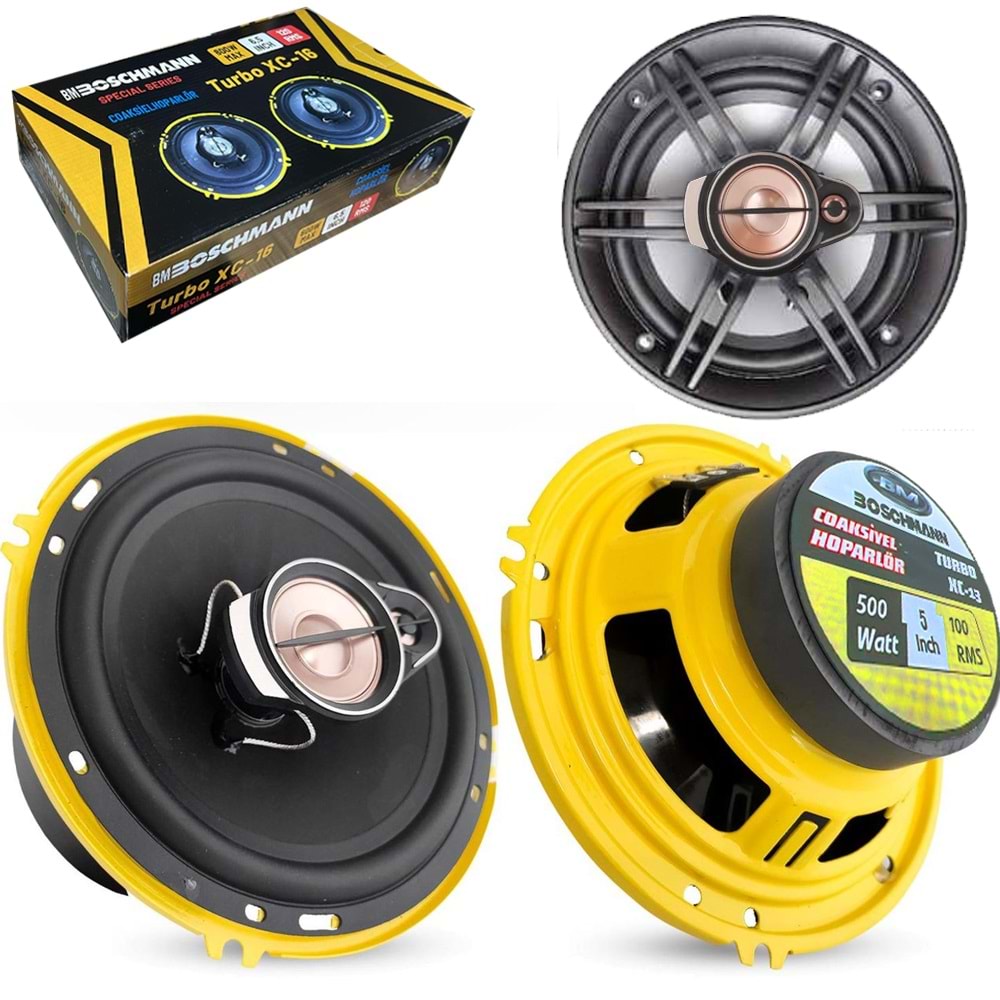 Boschmann Turbo XC-16 16cm Koaksiyel Oto Hoparlör