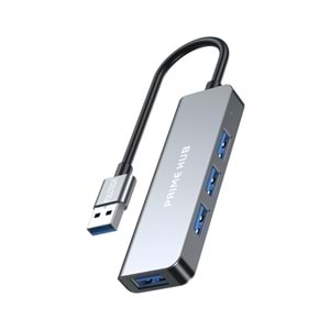 Fulltech FH25 Usb-A 4'lü Alüminyum Gövde Çoklayıcı