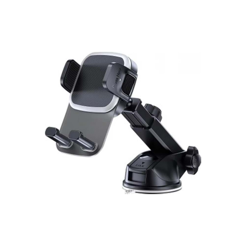 ACL T-117 Torpido Üstü Hidrolik Kanatlı Kayma Önleyicili Telefon Tutucu