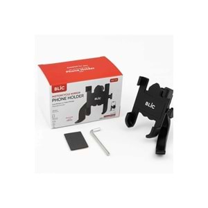 Blic BST9 Ayna Bağlantılı Motosiklet Telefon Tutucu