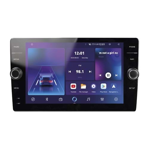 For-x XA-491 9'inç 4/64 Tuşlu Model Android Multimedya