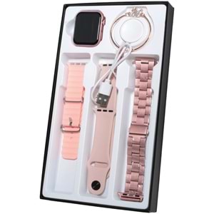 Katjmer KT 10 Mini Amoled Ekran Akıllı Saat - Pembe