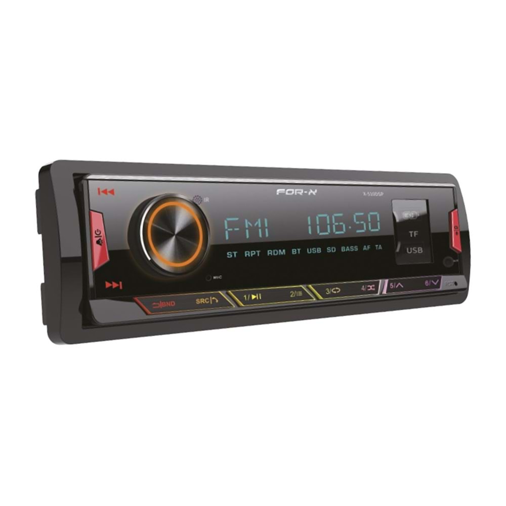 For-X X-510DSP 4X60w 3 Anfi Çıkışlı Oto Teyp
