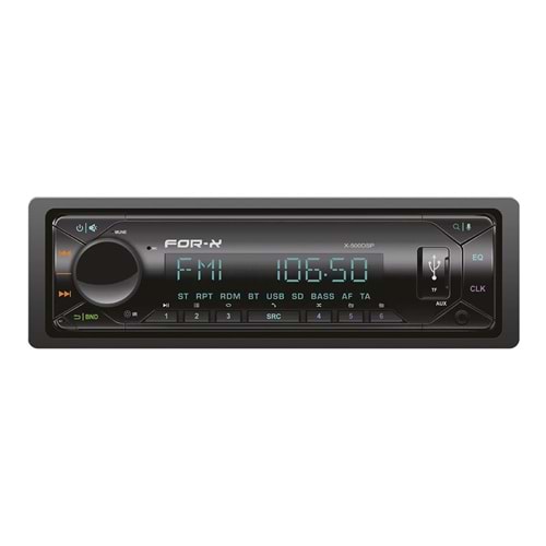 For-X X-500DSP V2 4X60w 3 Anfi Çıkışlı Oto Teyp