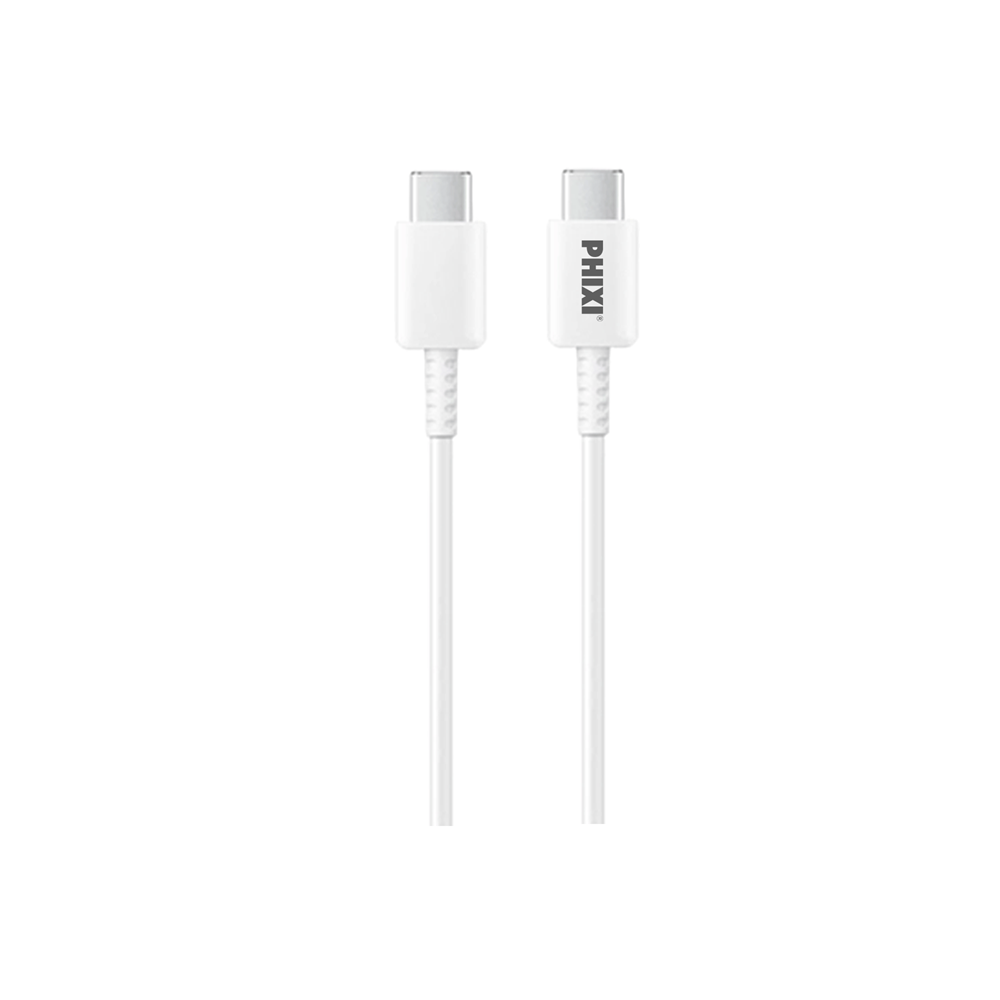 Phixi CB408T 60W Type-C to Type-C Hızlı Şarj Kablosu – PD 5.0 USB-C Şarj Kablosu